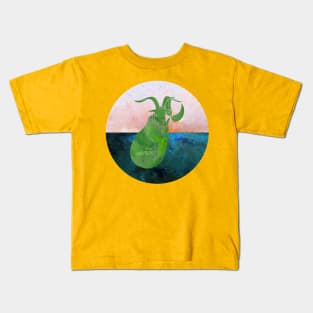 Watercolor Capricornus Kids T-Shirt